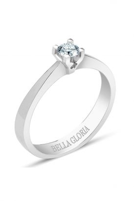 0,18ct Tektaş Pırlanta Yüzük (SLTK107)